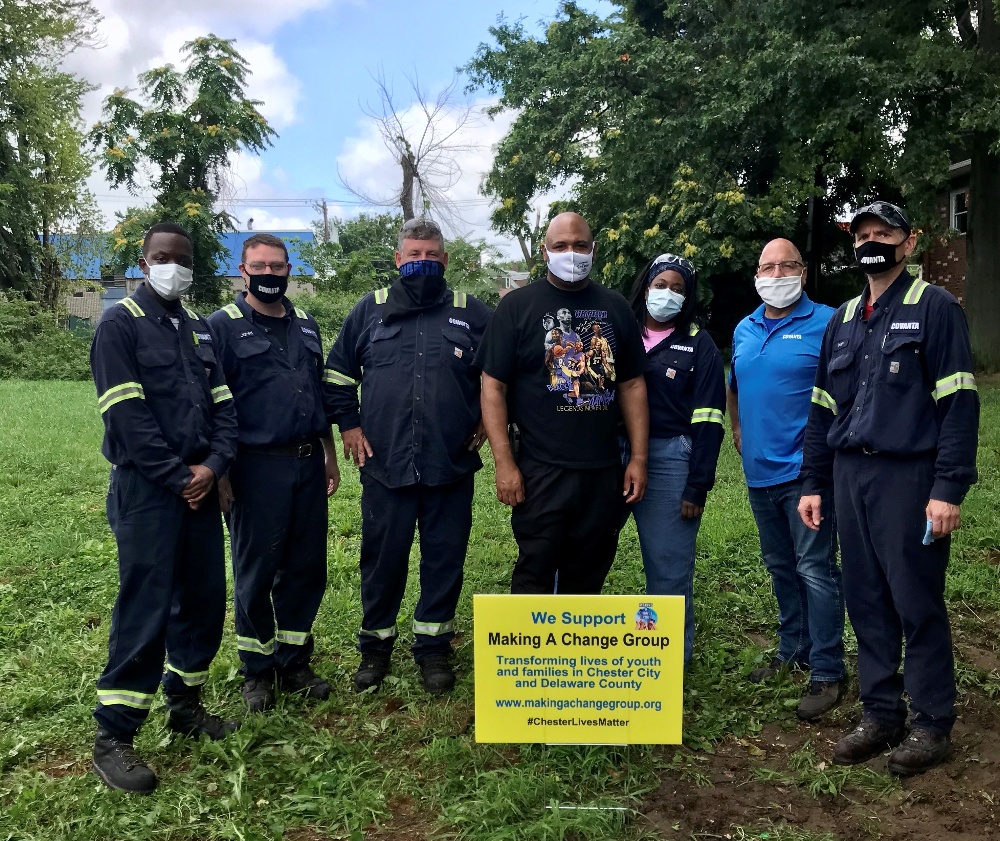 Chester residents work to clean up city
